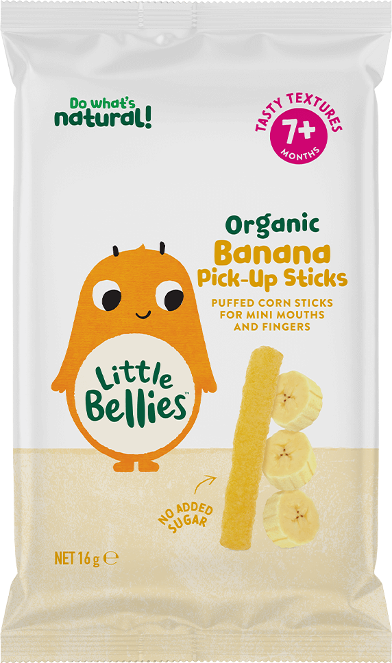 Little Bellies Organic Banana Pick-Up Sticks