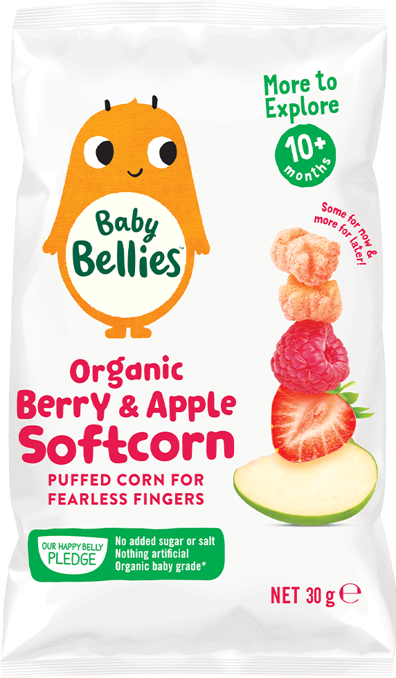 Little Bellies Organic Berry & Apple Softcorn Share Pack