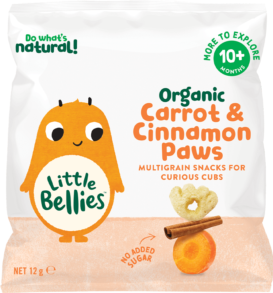 Little Bellies Organic Carrot & Cinnamon Paws