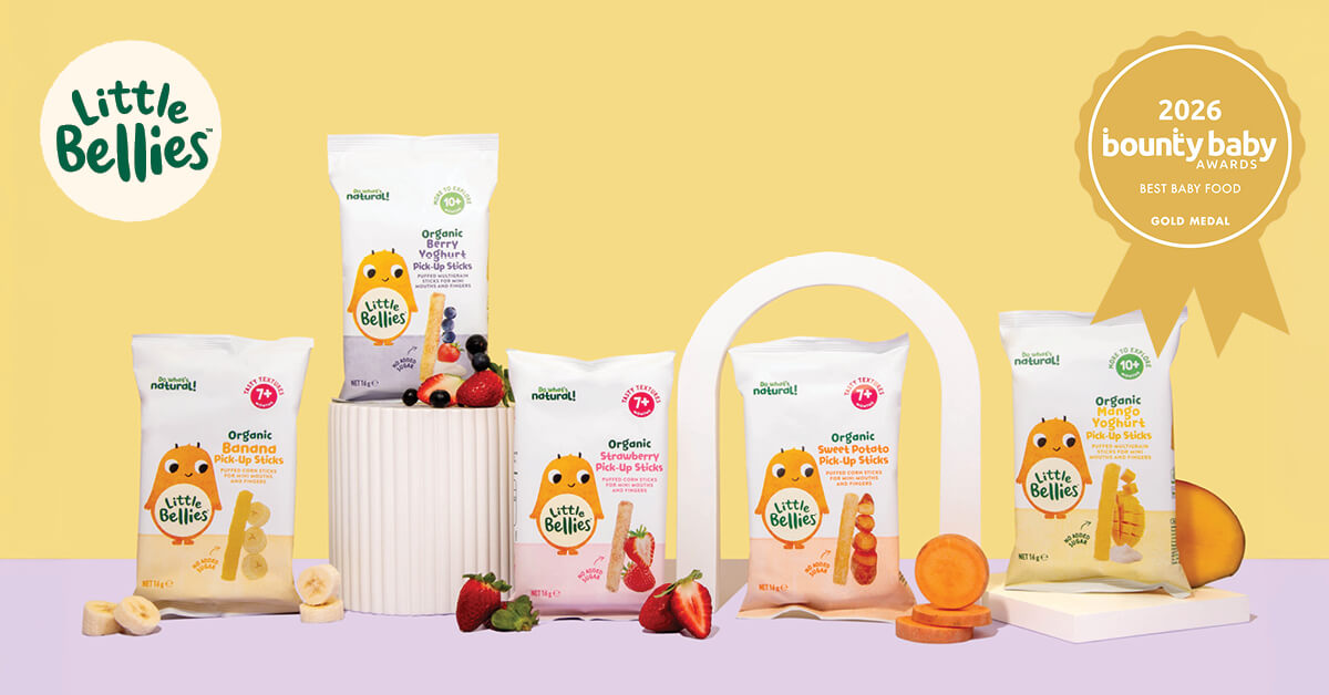 Pick-Up Sticks: Little Bellies' Award-Winning Range, Best Baby Food - Now Launching a Mini Size