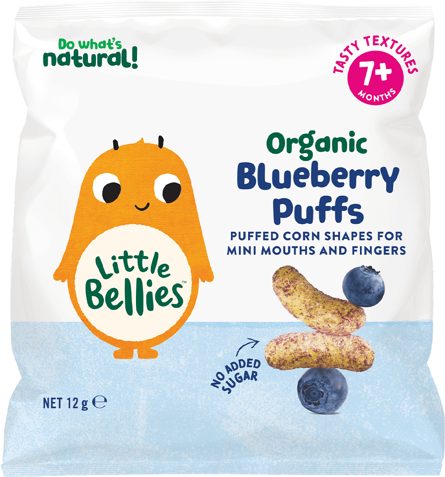 Little Bellies Organic Blueberry Puffs