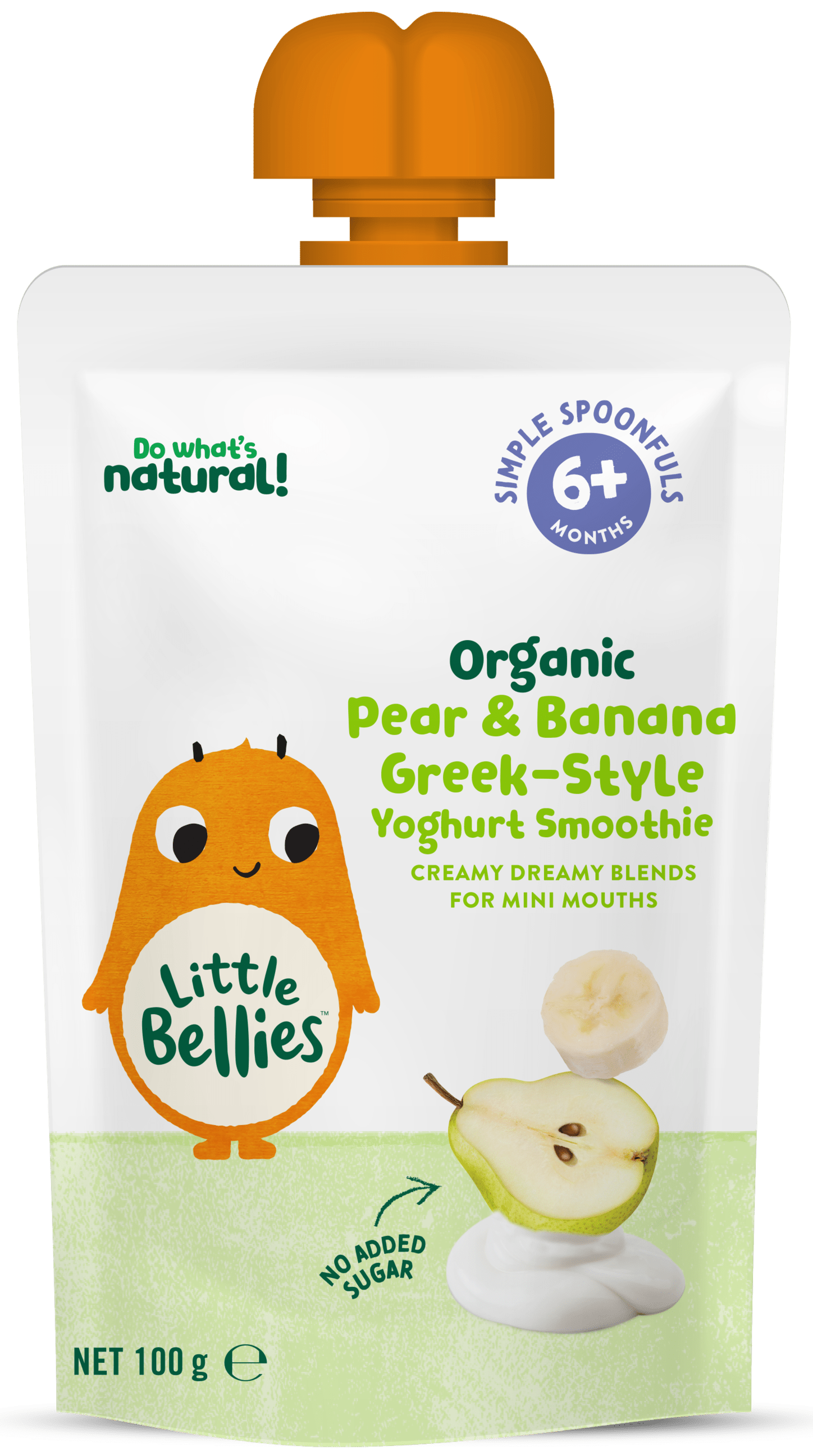 Organic Pear & Banana Greek-Style Yoghurt Smoothie