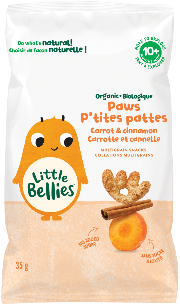 Organic Carrot & Cinnamon Paws