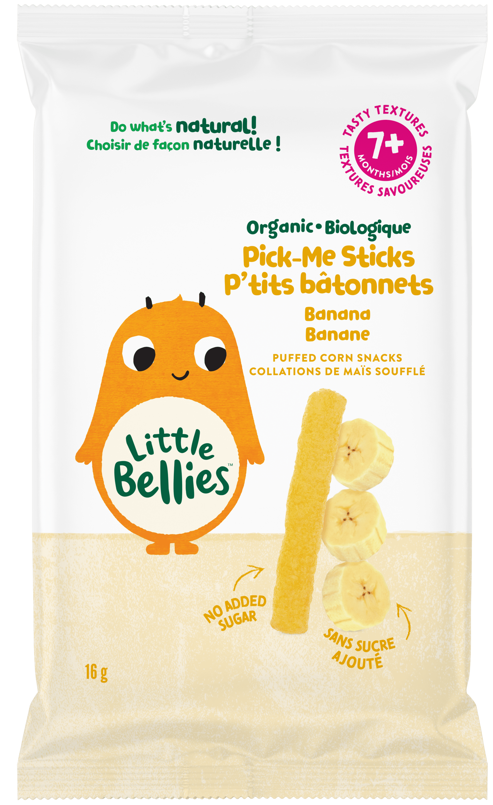 Organic Banana Pick-Me Sticks