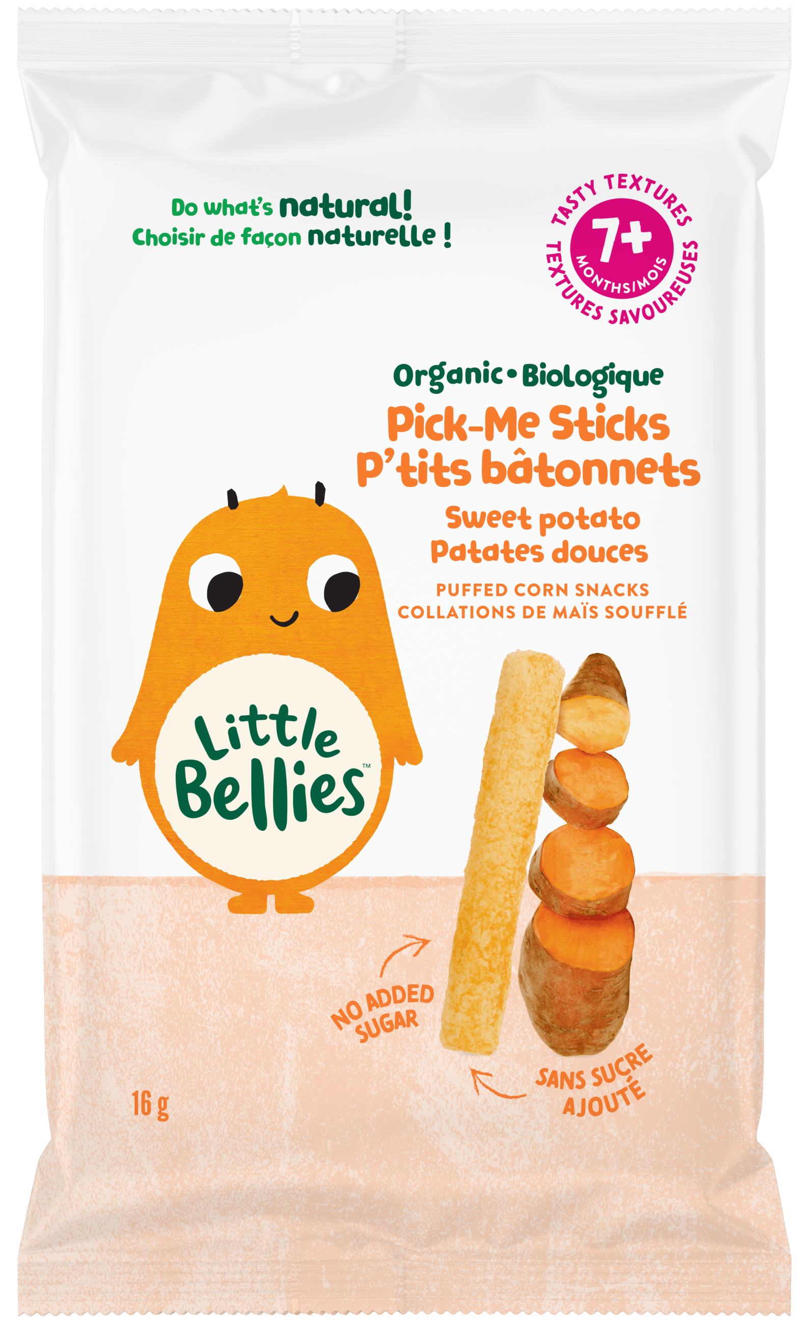 Organic Sweet Potato Pick-Me Sticks