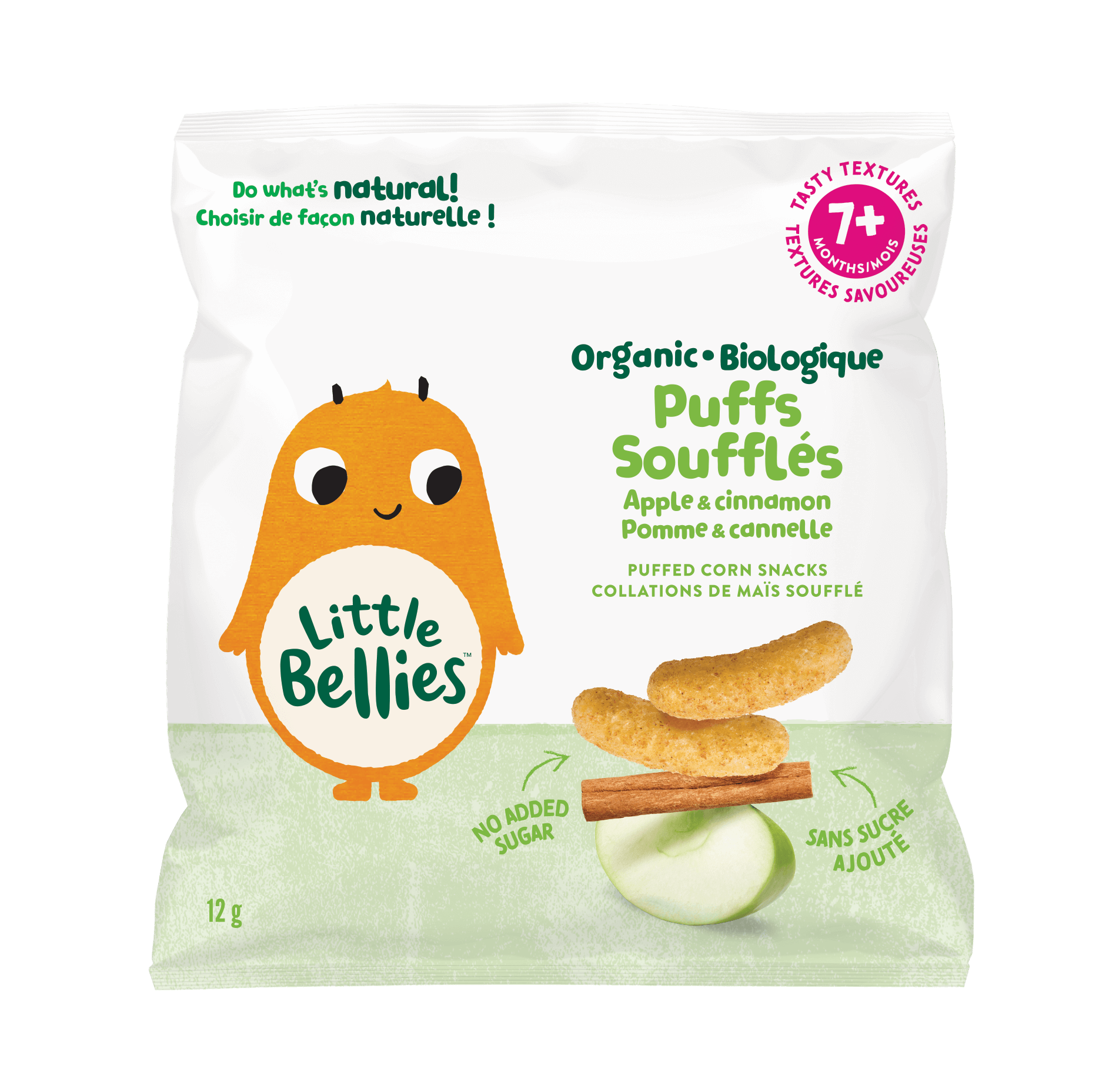 Little Bellies Organic Apple & Cinnamon Puffs
