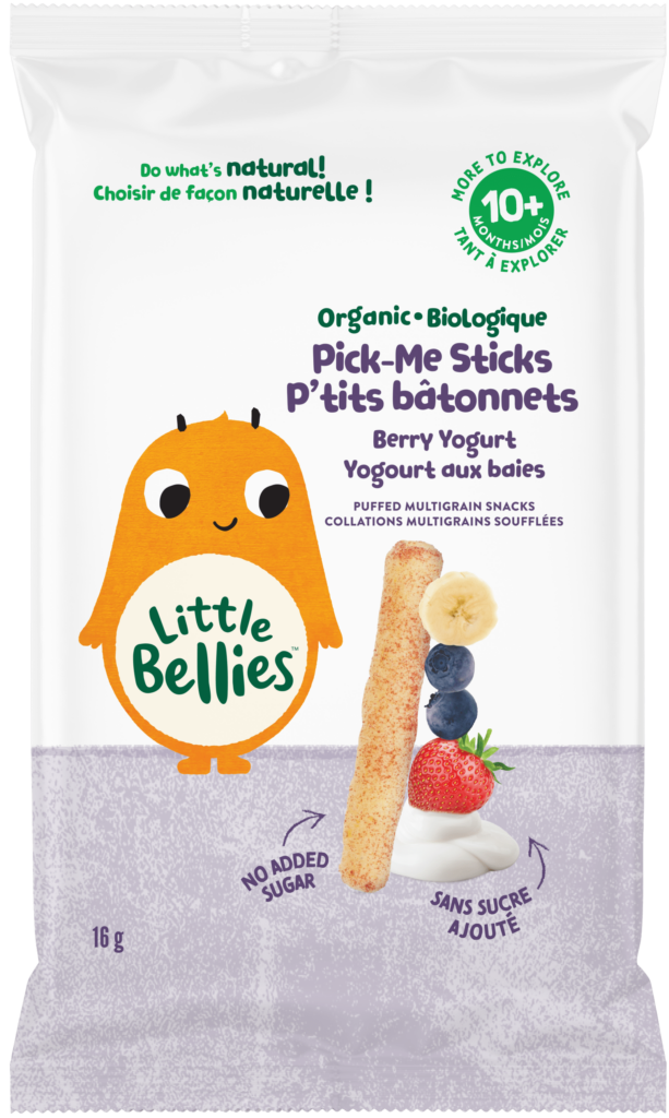 Organic Berry Yogurt Pick-Me Sticks