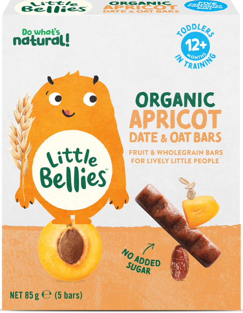 Little Bellies Organic Apricot Date & Oat Bars