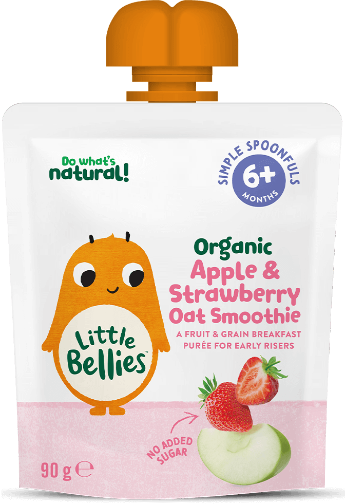 Little Bellies Organic Apple & Strawberry Oat Smoothie