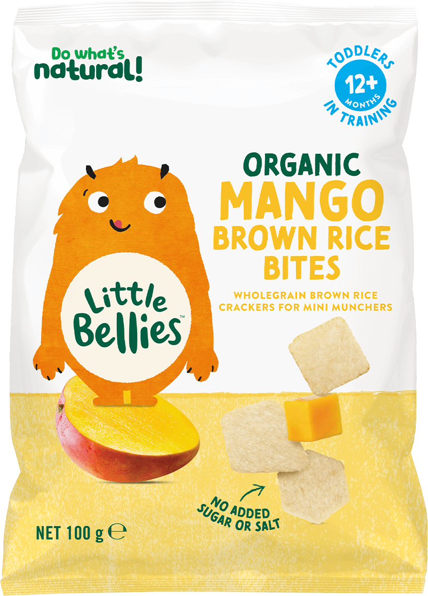 Little Bellies Organic Mango Brown Rice Bites