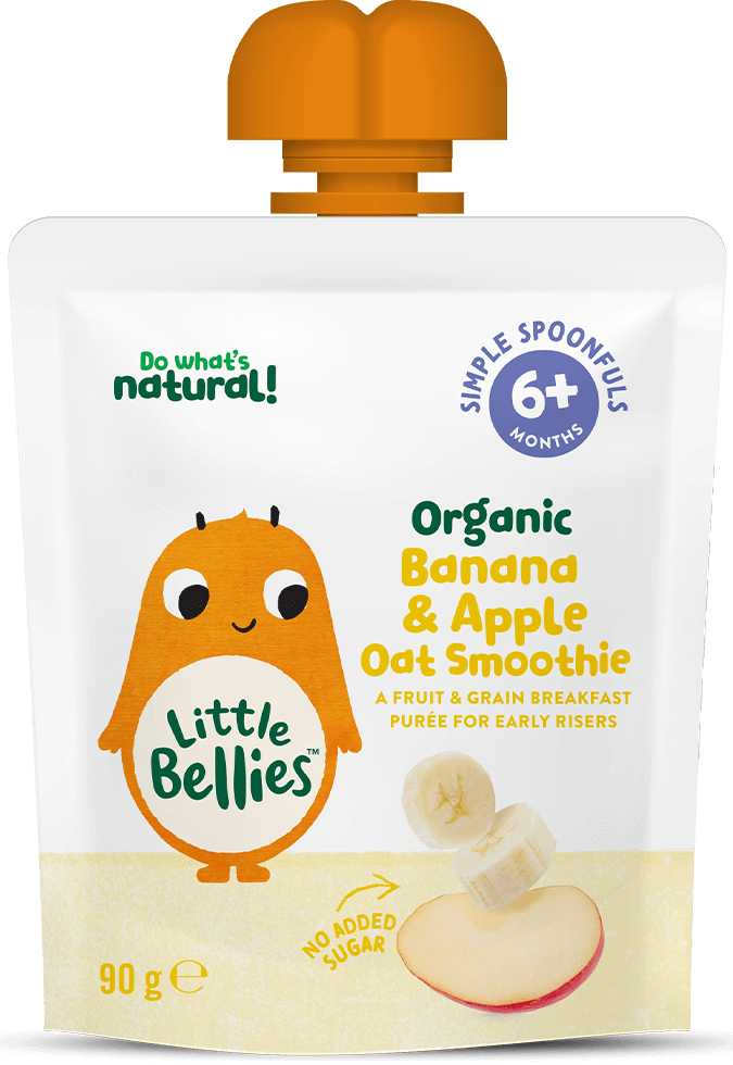 Little Bellies Organic Banana & Apple Oat Smoothie