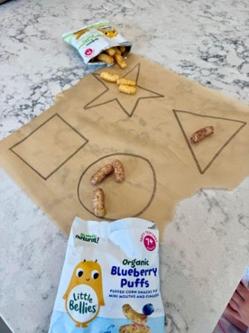 Little Bellies Play with Food - Shape Sorting