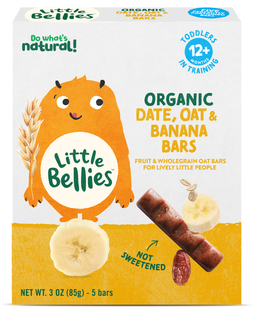 Healthy, organic snacks for 12+ month old toddlers