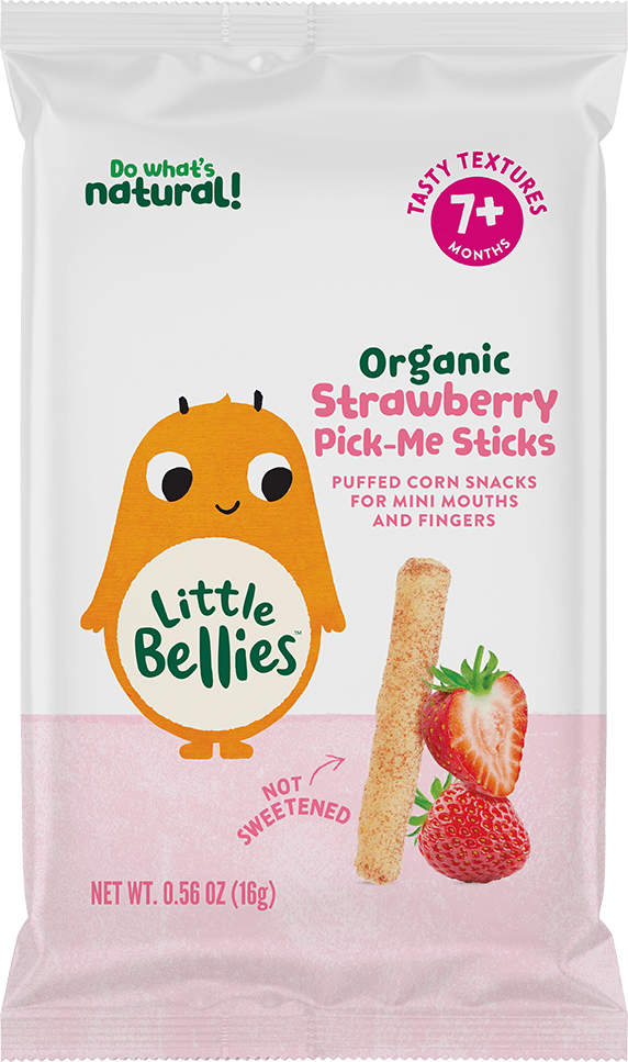 Little Bellies Organic Strawberry Pick-Me Sticks