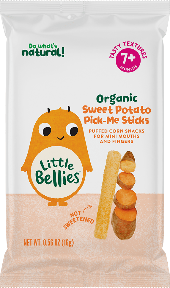 Little Bellies Organic Sweet Potato Pick-Me Sticks